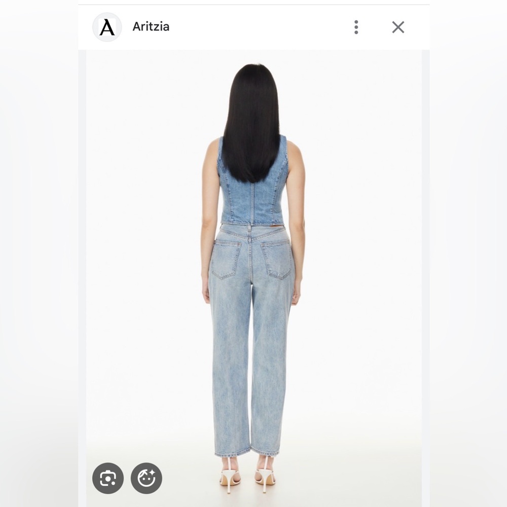Denim Forum The Joni High Rise Loose Jean - Picture 2 of 7